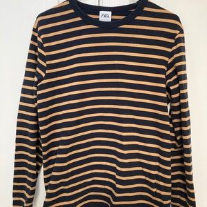Zara Striped Long Sleeve Shirt